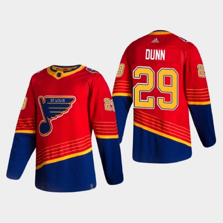 St. Louis Blues Trikot Vince Dunn 29 2020-21 Reverse Retro Authentic - Herren